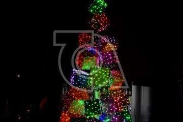 Telde se pone en modo navideño con el encendido de sus luces/Francisco Javier Santana.